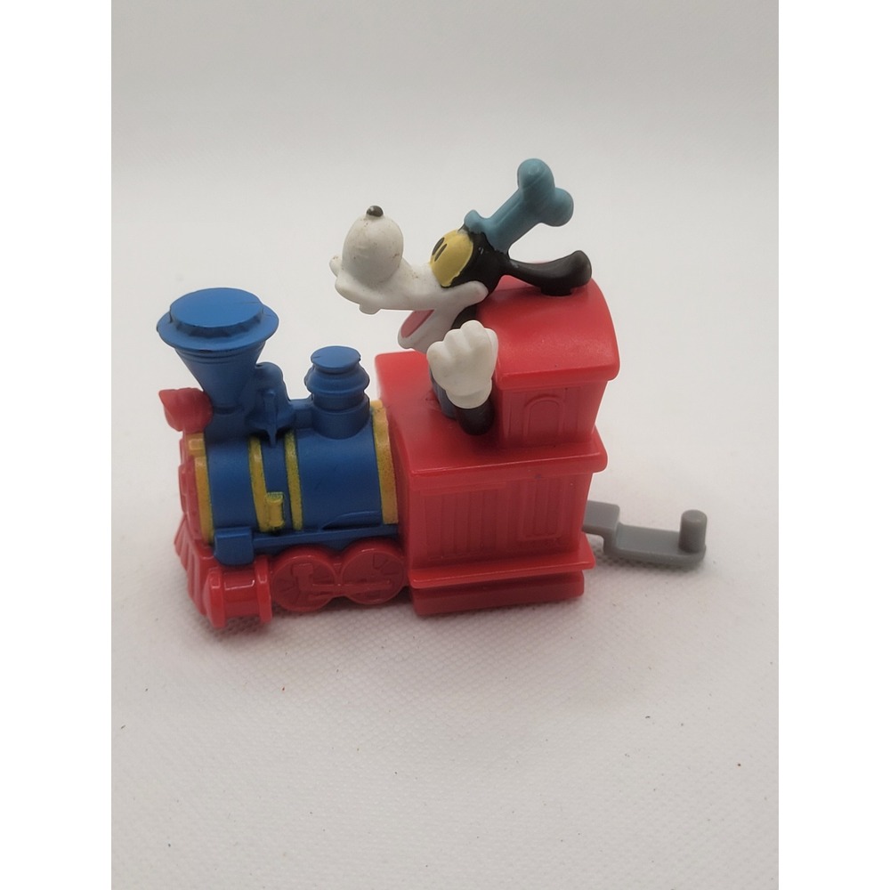 Disney Goofy Mickey & Minnies Runaway Railway Train McDonalds Toy 2020 Red Blue